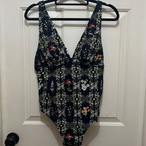 New! Aguabendita floral one piece swimsuit